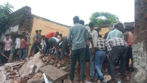 राजस्थान: स्कूल का गिरा हिस्सा, 7 की मौत 28 घायल