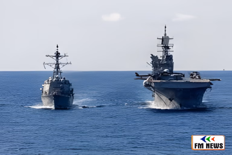 मिडिल ईस्ट में बढ़ा तनाव: USS Tripoli (LHA-7) 2500 मरीन और F-35B Lightning II के साथ ईरान के पास पहुंचा मिडिल ईस्ट में बढ़ा तनाव: USS Tripoli (LHA-7) 2500 मरीन और F-35B Lightning II के साथ ईरान के पास पहुंचा