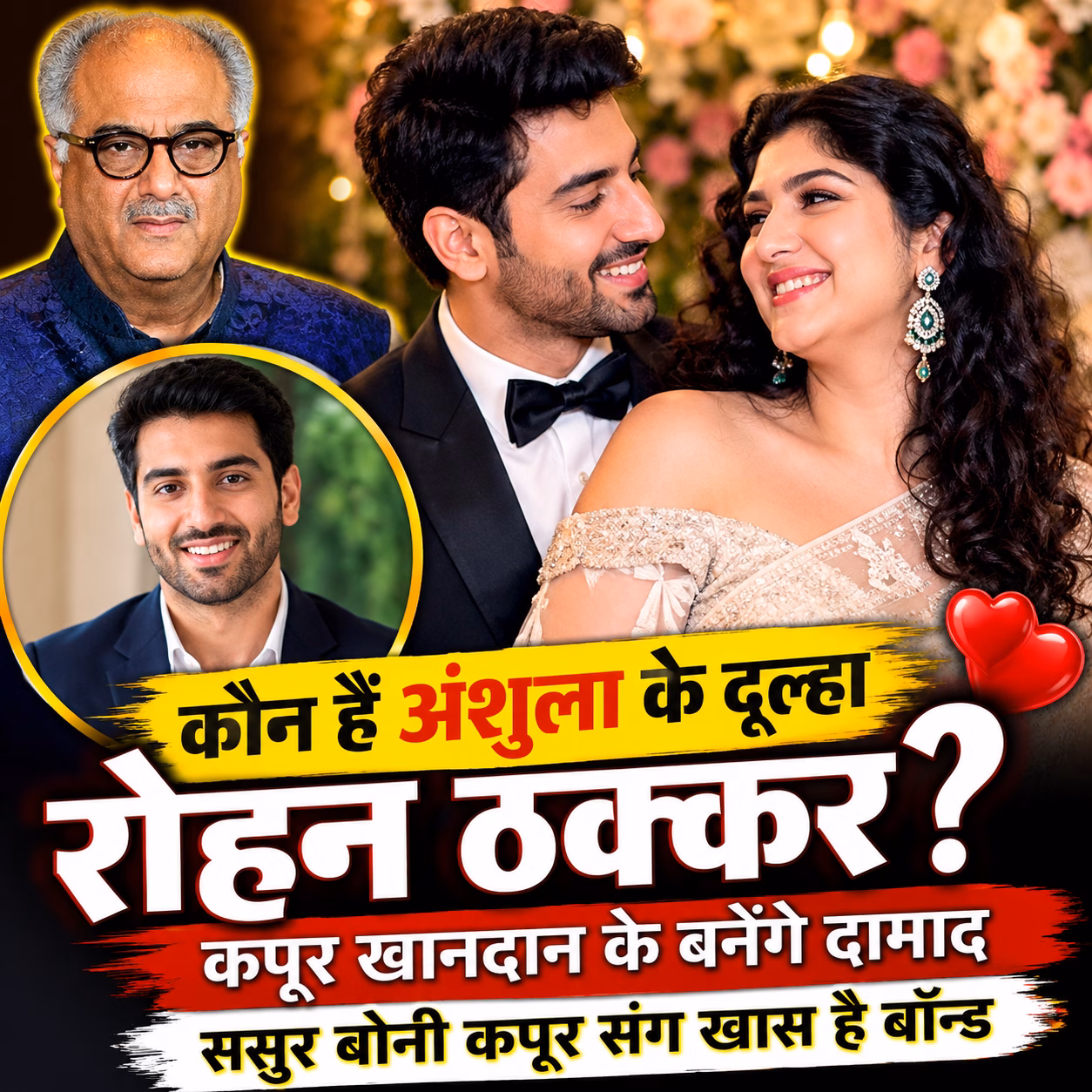 कौन हैं अंशुला के दूल्हा रोहन ठक्कर? कपूर खानदान के बनेंगे दामाद, ससुर बोनी कपूर संग खास है बॉन्ड