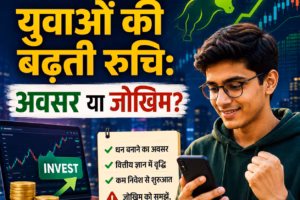 स्टॉक मार्केट में युवाओं की बढ़ती रुचि: निवेश का सुनहरा अवसर या बड़ा जोखिम?
