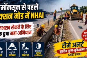 मॉनसून से पहले एक्शन मोड में NHAI: कानपुर-प्रयागराज हाईवे पर जलभराव रोकने के लिए शुरू हुआ महा-अभियान, टीमें अलर्ट