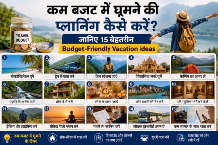 कम बजट में घूमने की प्लानिंग कैसे करें? जानिए 15 बेहतरीन Budget-Friendly Vacation Ideas