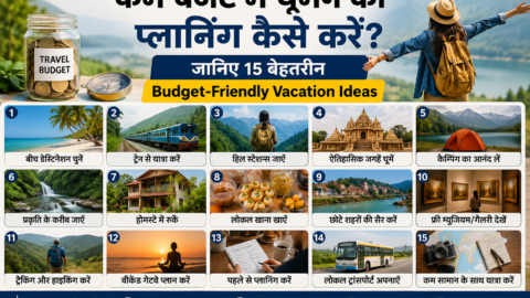 कम बजट में घूमने की प्लानिंग कैसे करें? जानिए 15 बेहतरीन Budget-Friendly Vacation Ideas