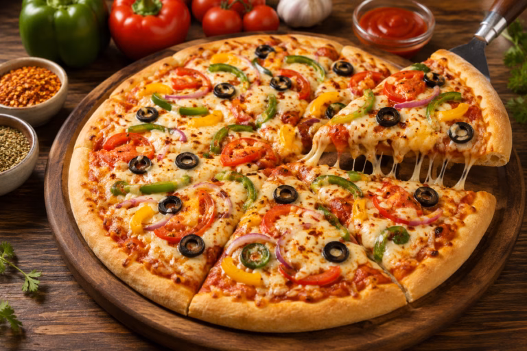 घर पर पिज्जा बनाने की आसान रेसिपी | Homemade Pizza Recipe in Hindi – स्वाद ऐसा कि बाहर का पिज्जा भूल जाएंगे