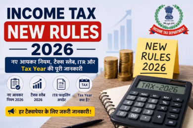 Income Tax New Rules 2026: 1 अप्रैल से लागू नए नियम, हर टैक्सपेयर के लिए जरूरी जानकारी Income Tax New Rules 2026: 1 अप्रैल से लागू नए नियम, हर टैक्सपेयर के लिए जरूरी जानकारी