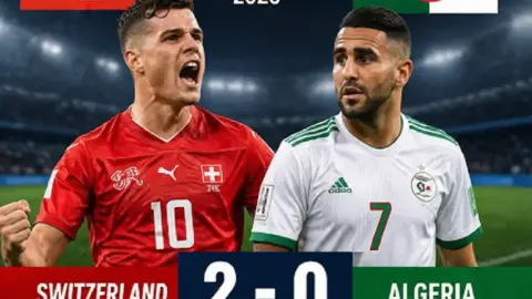 Switzerland vs Algeria Match Report: स्विट्जरलैंड ने शानदार प्रदर्शन से अल्जीरिया को 2-0 से हराया