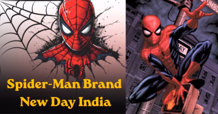 भारत में Spider-Man: Brand New Day का जबरदस्त क्रेज, एडवांस बुकिंग में कई रिकॉर्ड टूटे Spider-Man standing in front of a city skyline with a crowded cinema in the background.