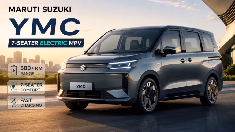 ₹1 में 1 KM का सफर! 7 सीटर Maruti Suzuki की नई कार को लेकर बढ़ी चर्चा। Maruti Suzuki YMC 7 seater electric MPV