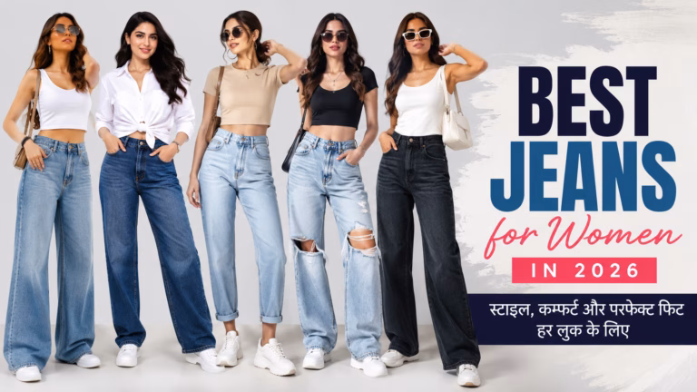 Best Jeans for Women in 2026: हर बॉडी टाइप के लिए सबसे बेस्ट जींस, जानें कौन-सा स्टाइल रहेगा ट्रेंड में Best Jeans for Women in 2026 : Best Jeans for Women in 2026 पहनकर स्टाइलिश लुक में महिला