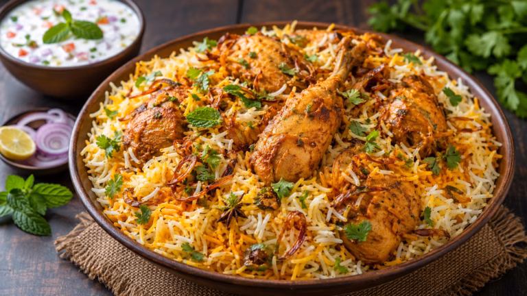 चिकन बिरयानी बनाने की आसान रेसिपी: स्वाद ऐसा कि बार-बार बनाने का मन करे Chicken Biryani Recipe : घर पर बनाई गई स्वादिष्ट चिकन बिरयानी