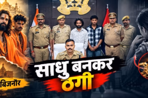 बिजनौर में साधु की पोशाक में ठगी करने वाले दो आरोपी गिरफ्तार, महिलाओं से उतरवाते थे गहने